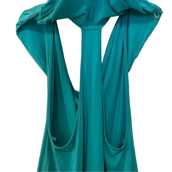 Lululemon Hooded T Back Tank Swim Beach Cover Up Dress L boho vacation - Picture 3 of 14